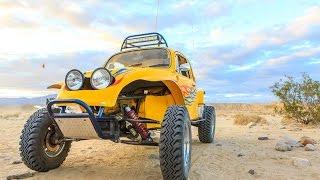Yellow Baja Bug Dirt Rod
