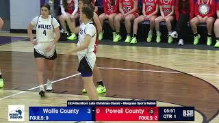 2024 Buckhorn Lake Christmas Classic - Girls - Wolfe County vs Powell County - 12/27/2024