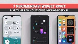 7 KWGT WIDGET RECOMMENDATIONS | MAKE YOUR HOMESCREEN LOOK MORE COOL