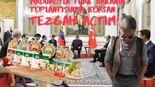 TURK BAKANIN TOPLANTISINDA KORSAN TEZGAH ACTIM!