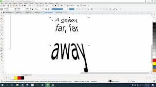 Corel Draw Tips & Tricks Perspective Tool in a Galaxy Far Far Away