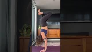 HANDSTAND = ️ & QUIET  #shorts #short #yoga #handstand #yogashorts #yogavideos #peace