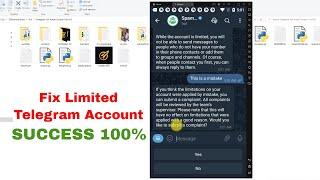 របៀប Remove Spam ក្នុង Telegram Account ដើម្បីដោះ Fix Limited Telegram Accounts 2023