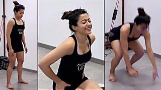 Rashmika Mandanna Latest Workout Video | Rashmika Mandanna Latest Video | Daily Culture