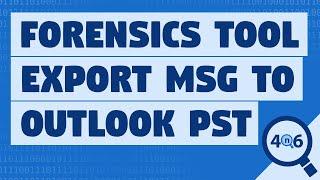 How to Convert MSG to PST without Outlook – Export MSG File into PST Format in Bulk
