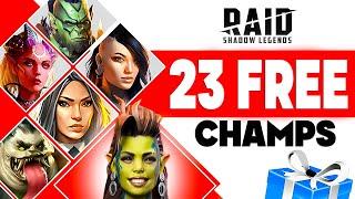 23 EPIC CHAMPION СODESRaid Shadow legends FREE Epic Champions2024