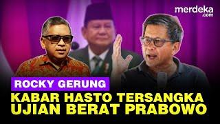 Reaksi Rocky Gerung Hasto PDIP Dikabarkan Tersangka KPK, Singgung Prabowo Hingga Jokowi