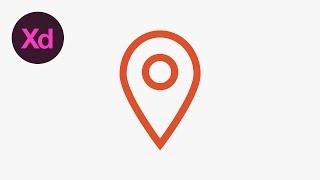 Learn How to Draw a Location Icon in Adobe XD | Dansky
