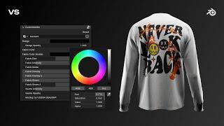 3D Long Sleeve T-Shirt Mockup Tutorial (No plugins)