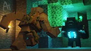 Warden Vs Irongolem [Minecraft Animation]