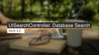 UISearchController. Database Search