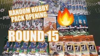 Random Football Card Hobby Pack Opening Round 15