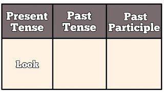 @Little Moon Look -Present|Past|Past Participle Tense||Verb Forms in english v1 v2 v3