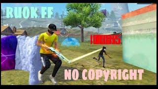 Free Fire ruok ff No Copyright Gameplay || FF No Copyright Gameplay II  #NoCopyright no ©copyright