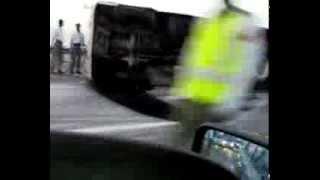 Bus overturns - Many killed (Horrible)