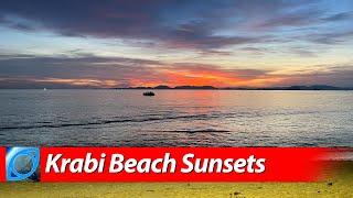 Breathtaking Krabi Beach Sunsets 