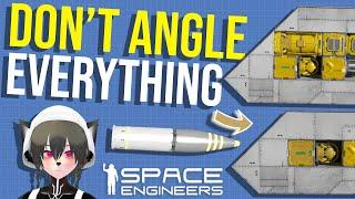 When to and Not to Use Angled Armor, Space Engineers Warfare 2 Ship Design Tutorial