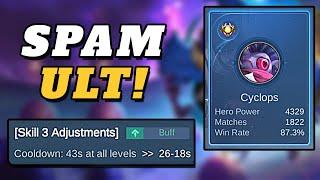 The Biggest Buff For Cyclops Is Finally Here! | Mobile Legends