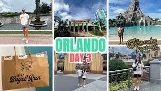 Volcano Bay, Mall at Millenia Shopping, Jeff’s Bagel Run & The Cheesecake Factory  | Orlando Day 3