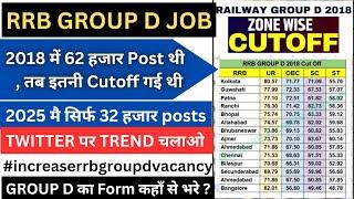 RRB GROUP D 2018 CUTOFF COMPARISON