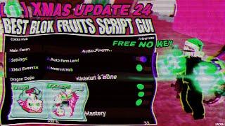 BLOX FRUITS *NEW* XMAS UPDATE SCRIPT | (AUTO FARM & AUTO VOLCANO) | ROBLOX *GUI* HACK - NO KEY!