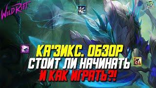 Ка'Зикс  Wild Rift Подробный Обзор Нового Чемпиона. Стоит ли начинать и как играть за Казикса?!