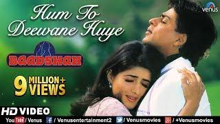 Hum To Deewane Huye -HD VIDEO | Shahrukh Khan & Twinkle Khanna | Baadshah |90's Romantic Hindi Song