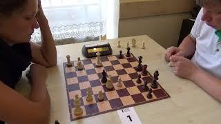 WGM Laura Rogule - GM Alexei Shirov, Semi-Slav blitz & post mortem analysis.