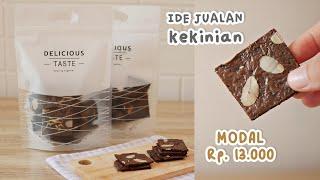 IDE JUALAN HITS Modal Rp 13ribu  – Renyah dan Nyoklat – Resep BROWNIES CRISPY