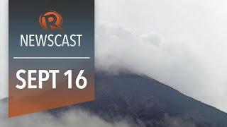 Rappler Newscast: Mayon Volcano alert level 3, Tubbataha damages, US bombs Isis