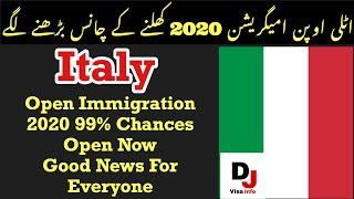 Italy Open Immigration 2020 Open 99% Chances| Good News for everyone