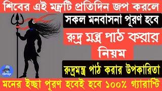 মনের সকল ইচ্ছাপূরণ করতে জপ করুন শিবের এই মন্ত্রটি  | রুদ্রমন্ত্র পাঠ করার উপকারিতা  |রুদ্র মন্ত্র জপ