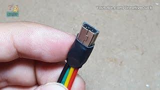 Build mini USB cable