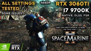 Space Marine 2 All Settings on RTX 3060Ti | DLSS, FSR, Native | Benchmark | 1440p