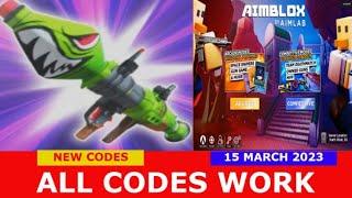 *NEW UPDATE CODES* AIMBLOX BETA ROBLOX | ALL CODES | March 15, 2023