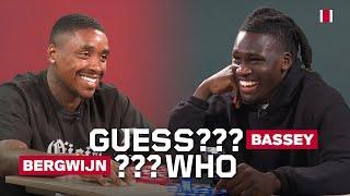 GUESS WHO #1  | Bergwijn VS. Bassey | Is he in the board? 