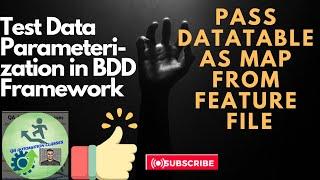 14. Data Driven Testing  | Data Table as Map