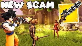 Insanely Rich Scammer Loses New MYTHIC GUN!  (Scammer Gets Scammed) Fortnite Save The World
