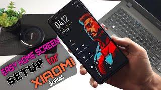 Best home screen setup for XIAOMI | MIUI 12 home screen setup | Home screen setup for XIAOMI | 2021