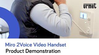 Urmet Miro Video Handset - Product Demonstration