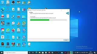 Easiest way to install Visual studio code in Windows || How to install an extension in visual studio