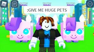 ROBLOX Pet Simulator Funny Moments (ADMIN)