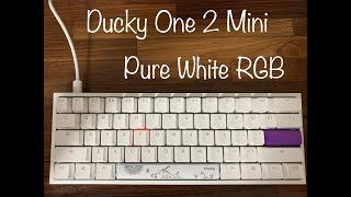 【UNBOXING】Ducky - Ducky One 2 Mini Pure White RGB