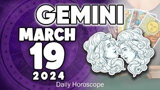 𝐆𝐞𝐦𝐢𝐧𝐢   𝐀 𝐌𝐈𝐑𝐀𝐂𝐋𝐄 𝐈𝐒 𝐂𝐎𝐌𝐈𝐍𝐆  𝐇𝐨𝐫𝐨𝐬𝐜𝐨𝐩𝐞 𝐟𝐨𝐫 𝐭𝐨𝐝𝐚𝐲 MARCH 19 𝟐𝟎𝟐𝟒 #horoscope #new #tarot #zodiac