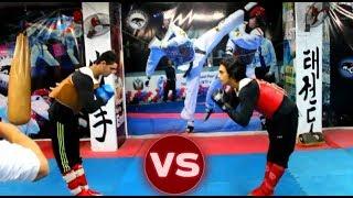 أول قتال مابين  مهند ومحمد تلاميذ نسر الكونغ فو  Kung fu Real fight (First Fight)