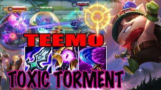 WILD RIFT TEEMO TOP GAMEPLAY | TOXIC TORMENT - TEEMO BUILD RUNES