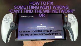 How to fix Something Went Wrong in PS5 PORTAL