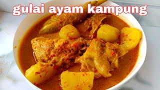 TERNYATA BIKIN OLAHAN AYAM KAMPUNG SEPERTI INI ENAK BGT! RESEP GULAI AYAM KAMPUNG SANTAN INSTAN!