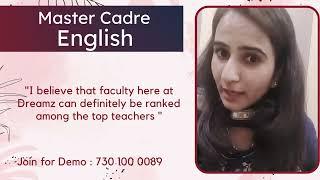 Master Cadre English I Dreams Institute I Join for Demo