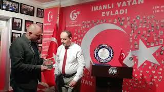 İMANLI VATAN EVLADI , YAZAR KAHRAMAN KARAMAN BEY ZİYARETİMİZE GELDİ ..